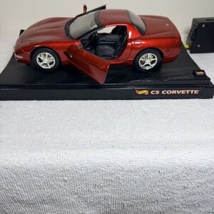 Hot Wheels C5 Corvette Chevrolet Red Diecast Car Opening Doors Hood